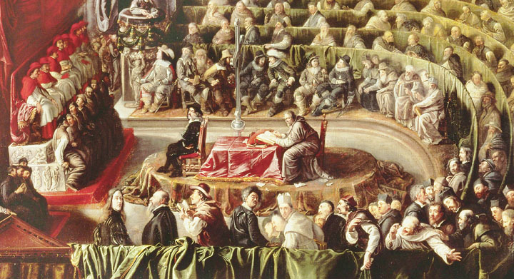 Trial of Galileo Galilei before the Inquisition, 1633.